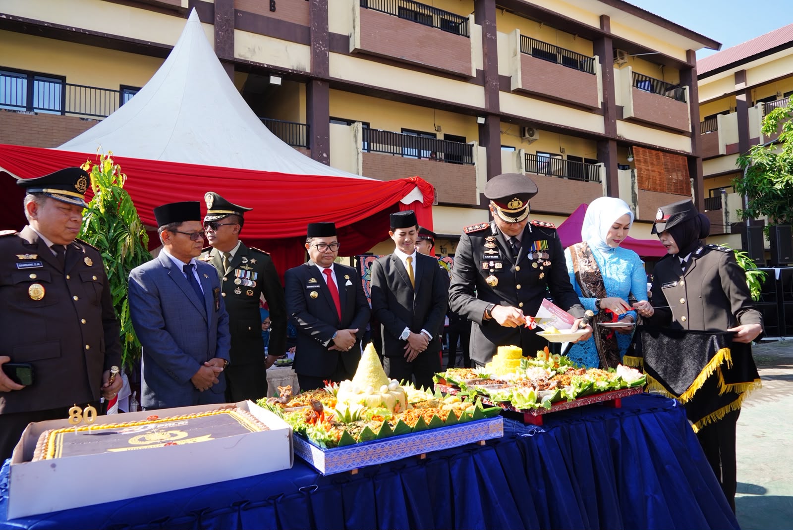 Hadiri Hari Bhayangkara ke-80, Wabup Gowa Tegaskan Komitmen Perkuat Sinergi dengan Polri