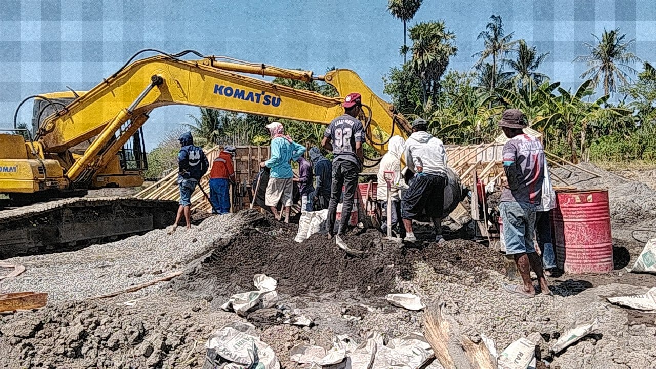 Jembatan Sungai Jatia Capai 31 Persen, Harapan Warga Salajangki Mulai Terhubung
