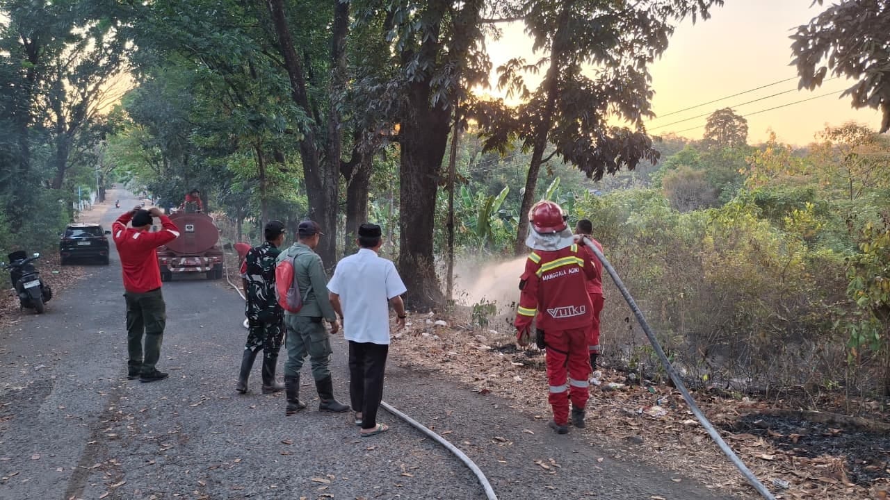 Respons Kilat Tim Gabungan, Kebakaran Lahan 20 Are di Parangloe Gowa Berhasil Dipadamkan