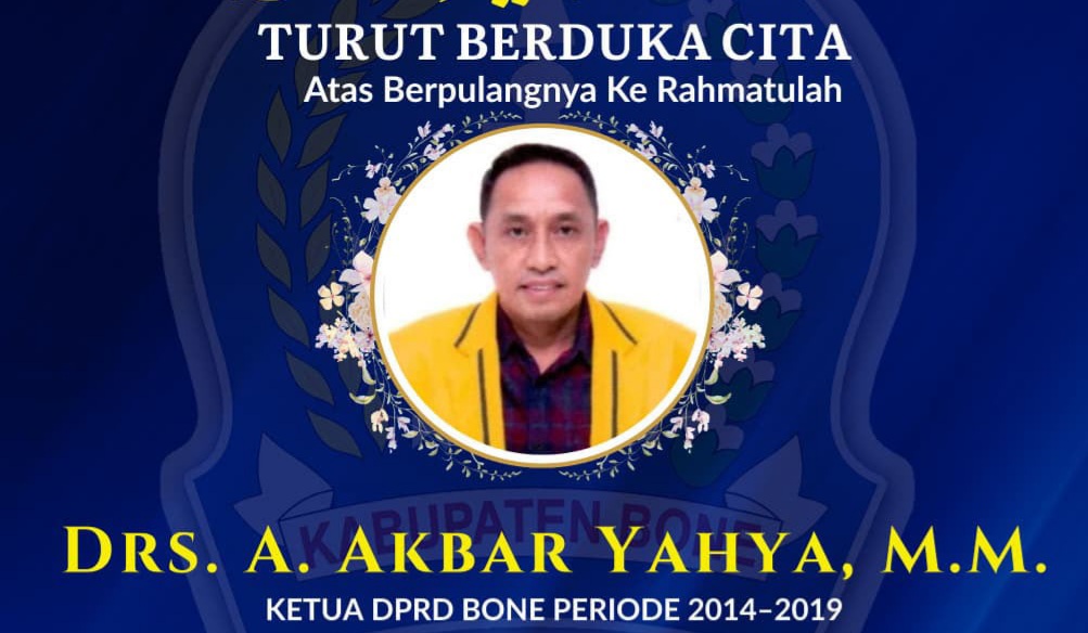 Bupati Bone Sampaikan Duka Mendalam atas Wafatnya Mantan Ketua DPRD A. Akbar Yahya