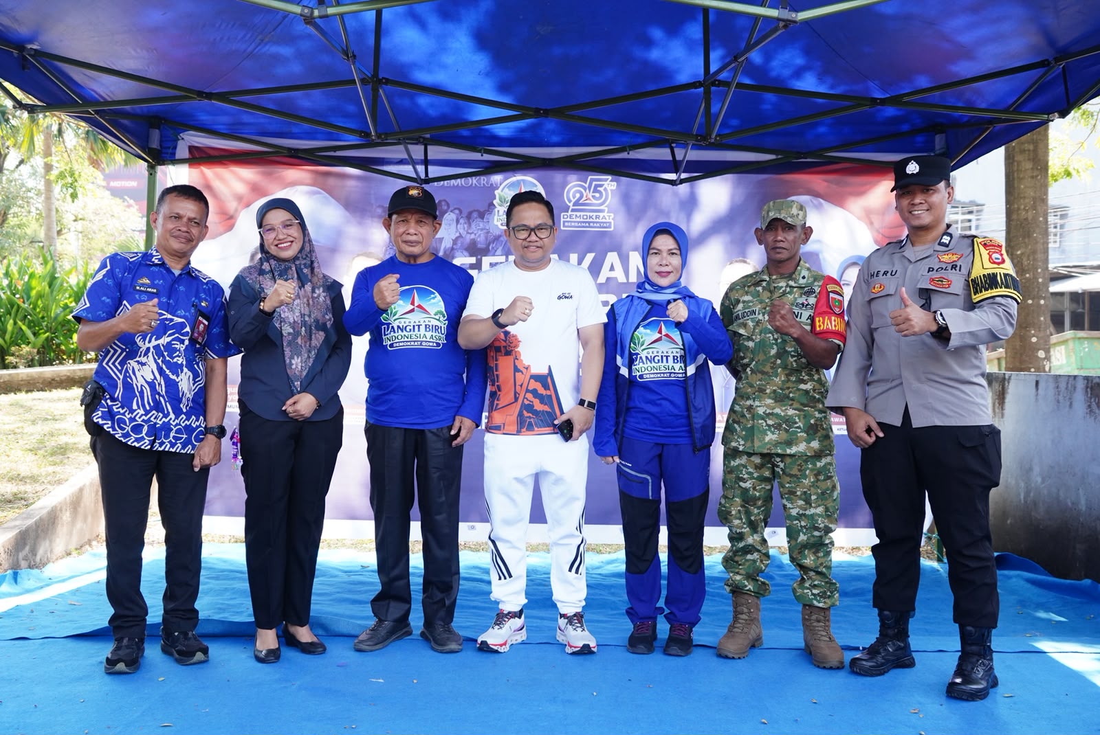 Demokrat Gowa Gaungkan Gerakan Langit Biru, Wabup: Sampah Tak Bisa Diselesaikan Pemerintah Sendiri
