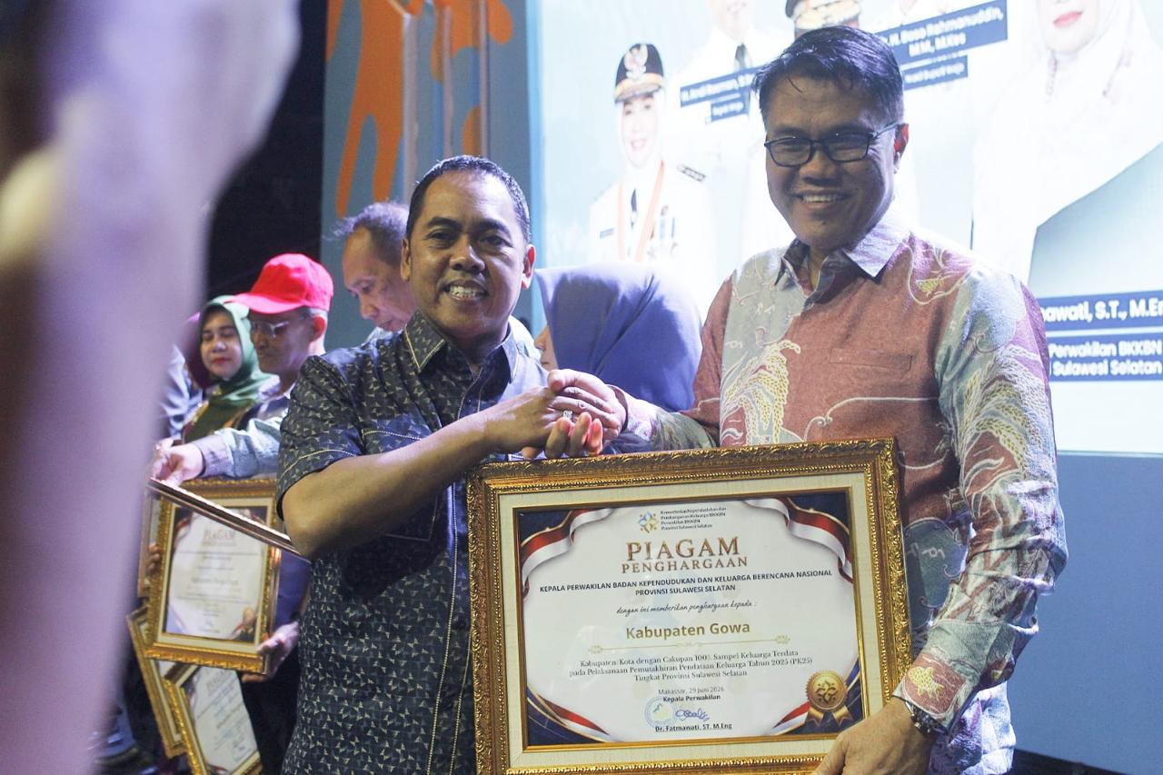 Gowa Borong 15 Penghargaan Harganas Sulsel, Data Keluarga dan Kampung KB Jadi Kunci Prestasi