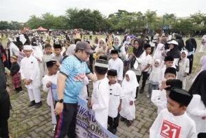 Pawai Muharram 1448 H di Gowa, Wakil Bupati Berbaur dengan Ribuan Santri dan Remaja Masjid