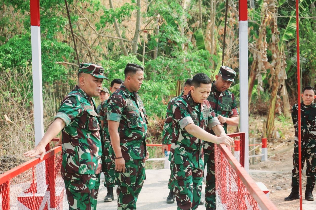 Jembatan Garuda Gowa Rampung 100 Persen, Kasdam Temukan Sejumlah Bagian Masih Perlu Dibenahi